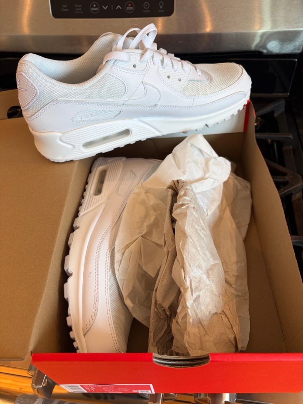 Nike White Air Max 90 Shoes